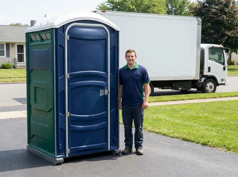 Deluxe Flushing Portable Toilet Rental in Auburn, NY